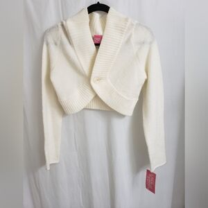 Elegant Cream Women's Shrug